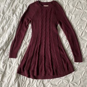 Hollister Purple Sweater Dress, Small